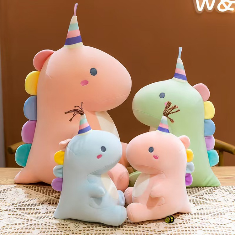 Non-shedding Candy Dinosaur Plush Toy
