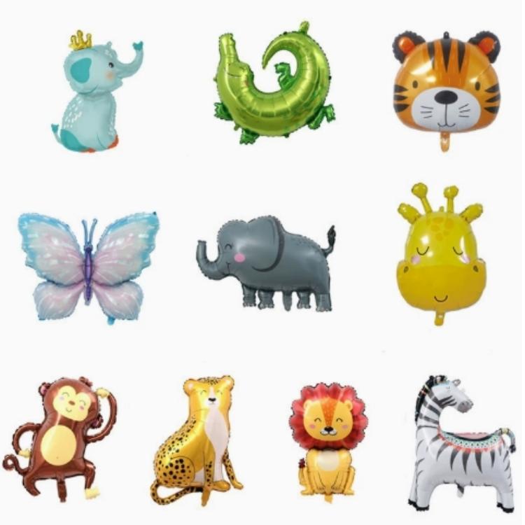 Cartoon Animal Foil Balloons