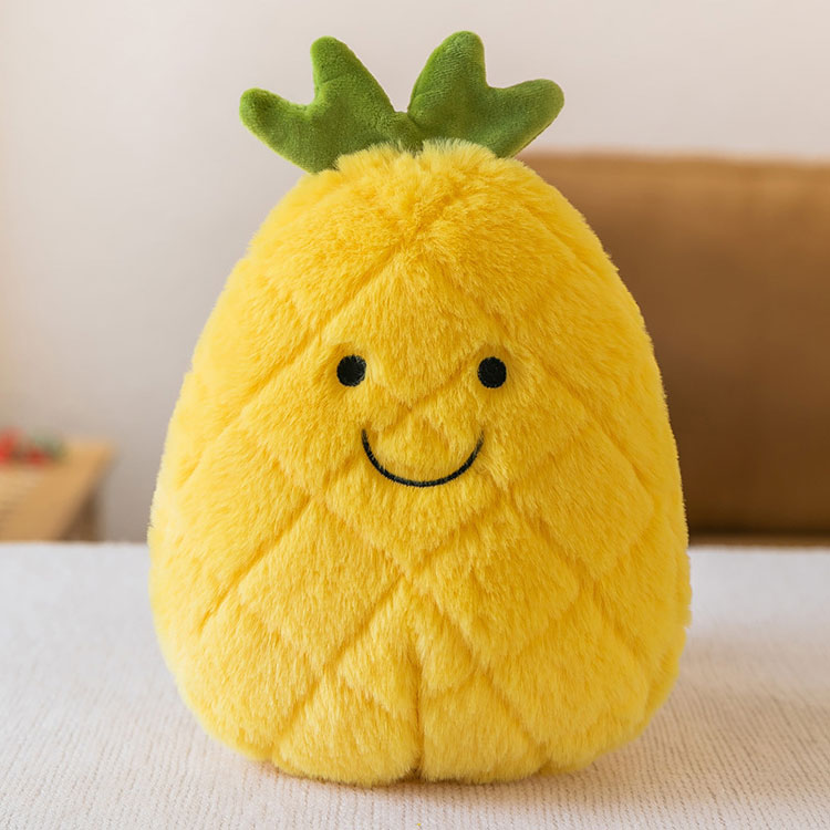 Fluffy Pineapple Plush Pillow