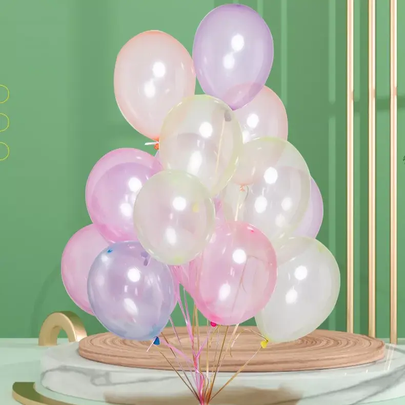 Colorful Crystal Latex Balloon